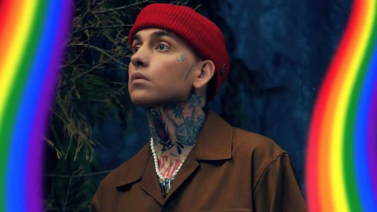 blackbear orange tie dye shirt